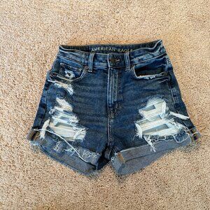 Women's American Eagle Ripped Denim shorts - Size 00
